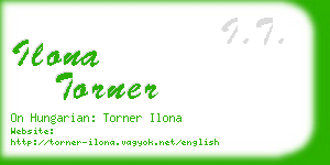ilona torner business card